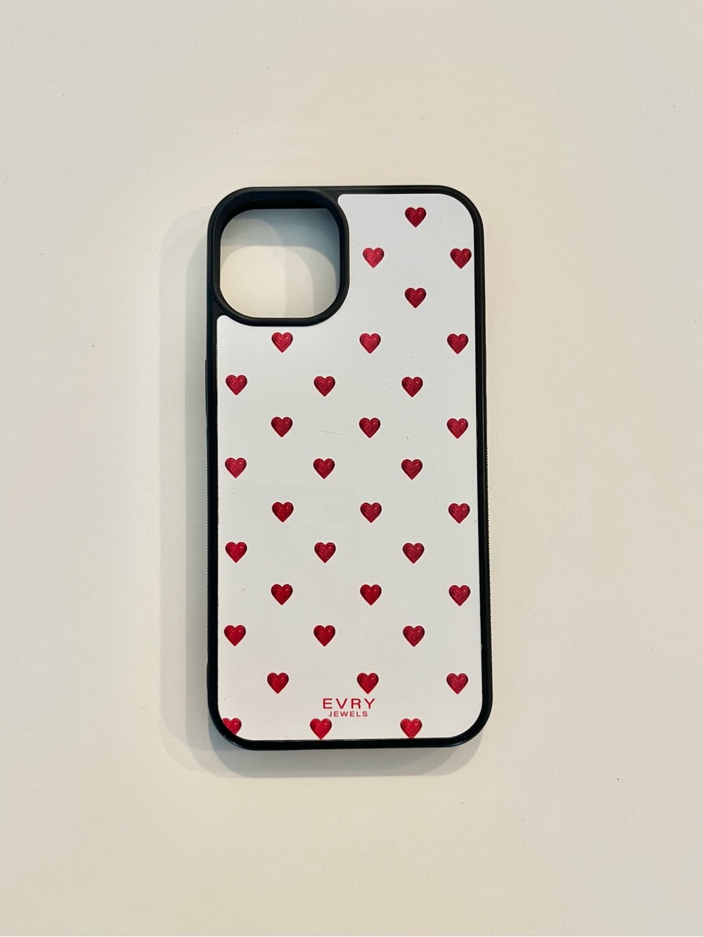 EVRY JEWELS Hard Plastic Lover iPhone 13 Case